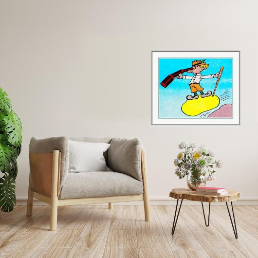 Op de uitkijk -  comic print