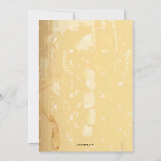 Op de uitnodiging van het Menu (Achterkant)