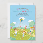 Op de uitnodiging van The Park Birthday (Voorkant)