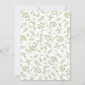 Op de uitnodiging voor het Prairie Wedding (Achterkant)