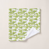 Op de vijver van de planten van de Kingfish-lotus Bad Handdoek (Wasdoekje)