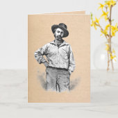 "Op de vlucht en luchtig" Afstuderen of pensioneri Kaart (Gele Bloem)