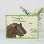 Op de wedstrijd Gate Horse Racing Kaart (Staand voorkant)