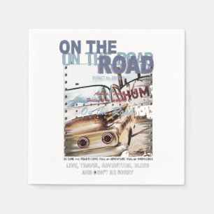 Op de weg reis servet