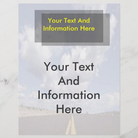 Op de wegvlieger flyer (Voorkant)