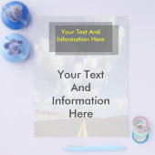 Op de wegvlieger flyer (Enkel)