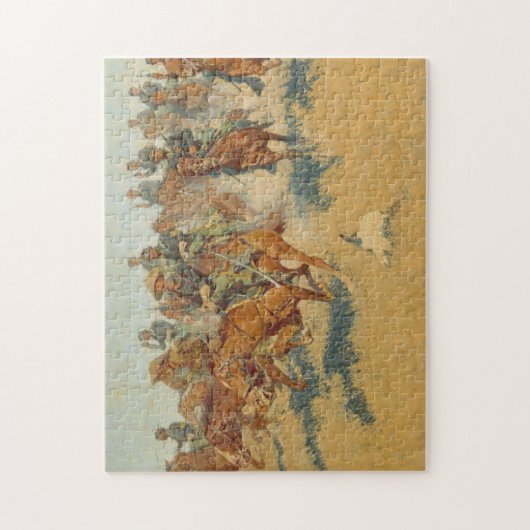 Op de zuidelijke vlakten legpuzzel (Verticaal)