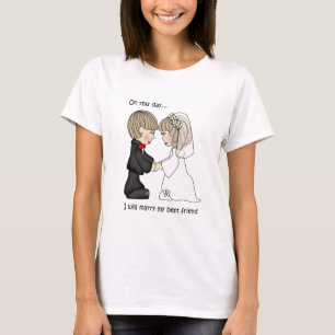 Op deze dag Trouwen t-shirt