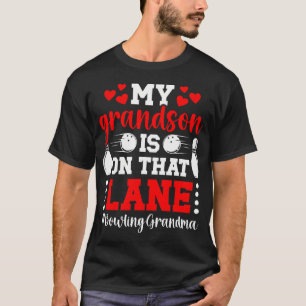 Op Die Baan Bowling Oma Van Een Bowler Oma T-shirt