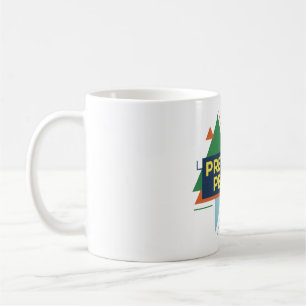 Op dit Moment Perfecte Abstracte Moderne Ontwerp Koffiemok