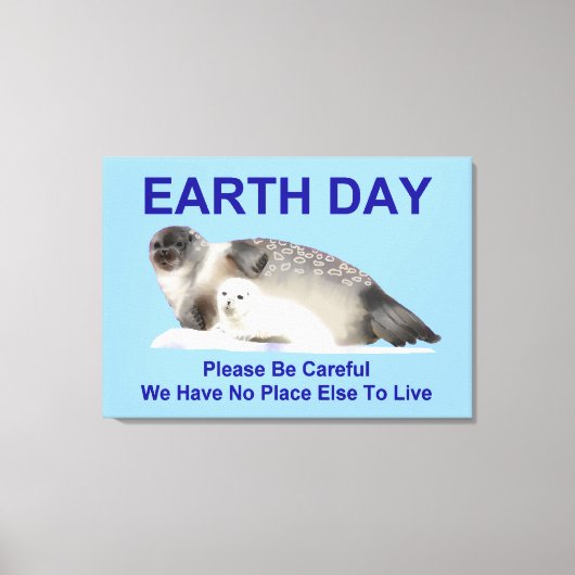 Op dunne ijs canvas afdruk (Voorkant)