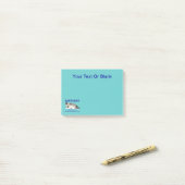 Op dunne ijs post-it® notes (Op bureau)