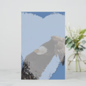 Op Eagle Wings Briefpapier (Staand voorkant)