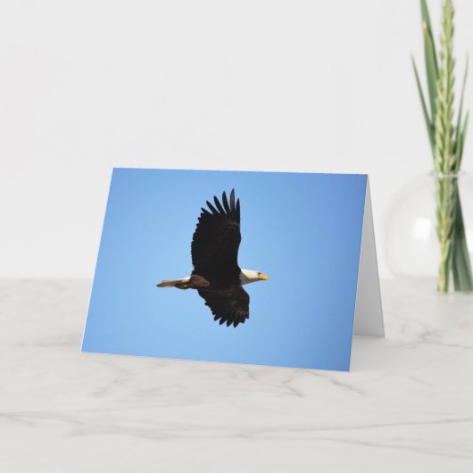 Op Eagle Wings Card Kaart (Voorkant)