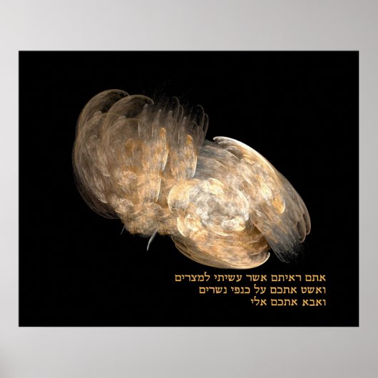 Op Eagle's Wings Poster (Voorkant)