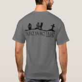 Op een dag ontmoette ik een meisje in het Park T-shirt (Achterkant)