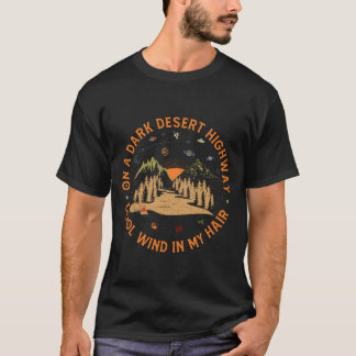 Op een donker Shirt van de Weg van de Weg, het Shi