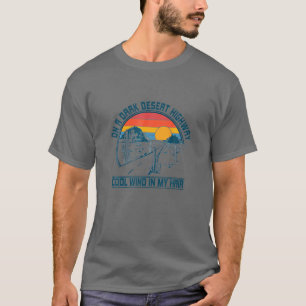 Op een donkere woestijn in mijn harretour t-shirt