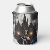 Op een enge donkere winternacht blikjeskoeler (Blikje Achterkant)