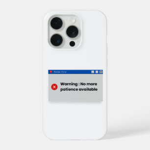 Op een gegeven moment reageert het systeem gewoon iPhone 15 pro hoesje