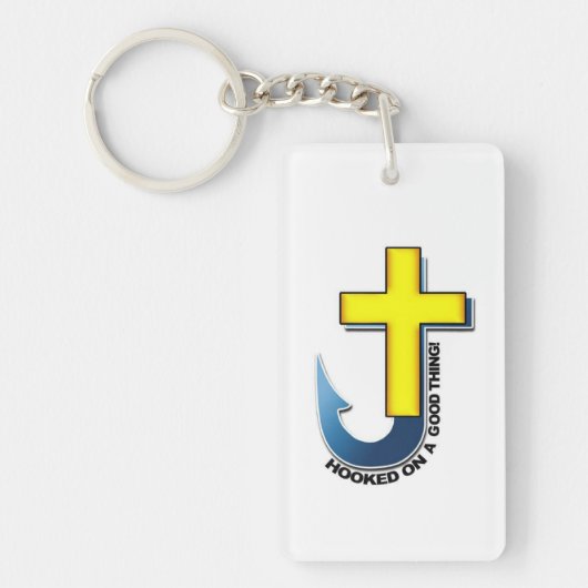 Op een Good Thing Sleutelhanger gehakt (Voorkant)