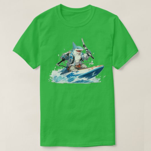 op een jetski t-shirt (Design voorkant)