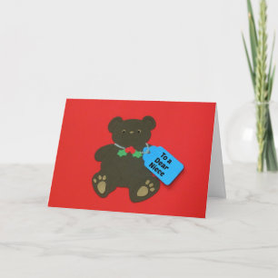 Op een lieve nicht feestdagen kaart