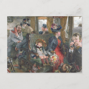 Op een reis naar het mooie platteland, 1892 briefkaart