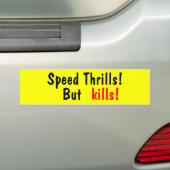 Op een rol bumpersticker (Op auto)