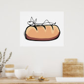 Op een rol poster (Keuken)