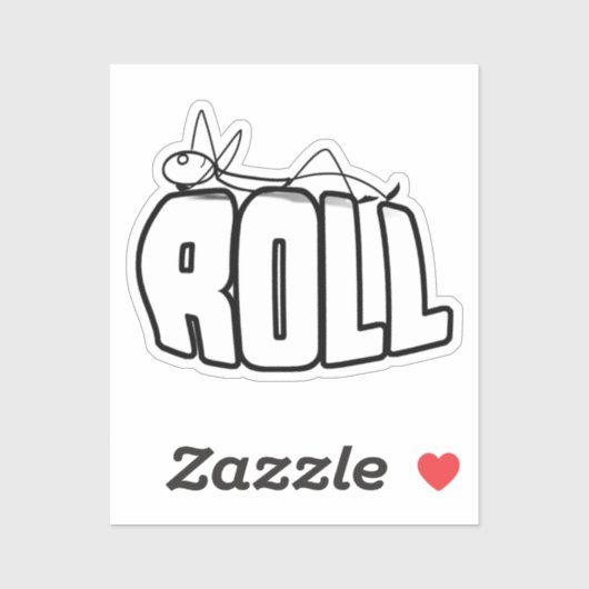 Op een rol sticker (Vel)