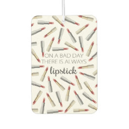 "Op een slechte dag is er altijd een lippenstift" Luchtverfrisser