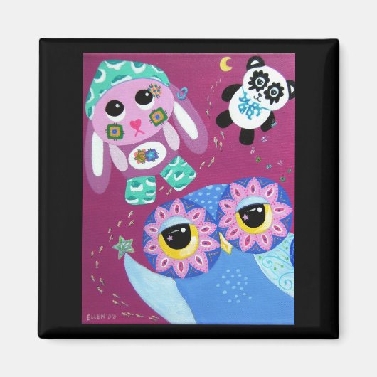 Op een ster wensen magneet (Voorkant)