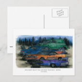 OP EEN STIJGENDE NACHT KUNT U HEN HAREN - MOPAR W- BRIEFKAART (Voorkant / Achterkant)