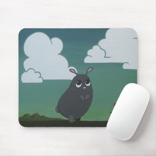 Op een vlak muisblok muismat (Met muis)