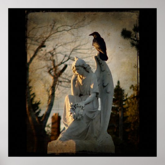 Op een vleugel poster (Voorkant)