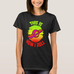 Op een wiel zo draai ik de float life Skateboard T-shirt