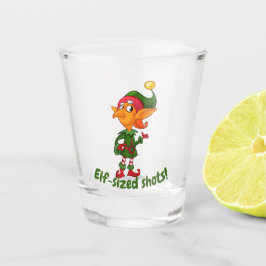 op elfformaat shot glas