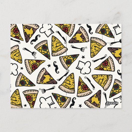 Op elke manier waarop u het Briefkaart met Pizza-g (Achterkant)