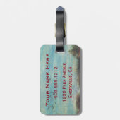 Op en af bagagelabel (Achterkant verticaal)