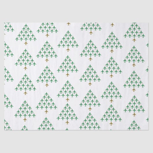 Op en af kerstboom tissuepapier (Voorkant)