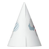 Op en af! Pet van de Birthday-vliegpartij Feesthoedjes (Achterkant)