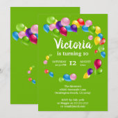 Op- en afpersingsconferentie van Birthday Kaart (Voorkant / Achterkant)