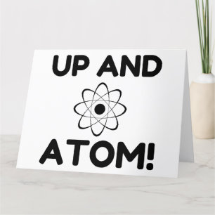 OP EN ATOM BEDANKKAART