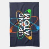 OP EN ATOM Wetenschap Theedoek (Verticaal)