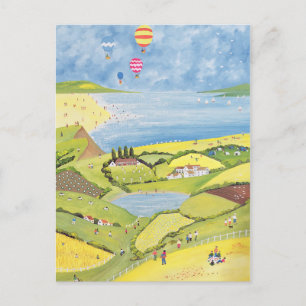 Op en uit briefkaart