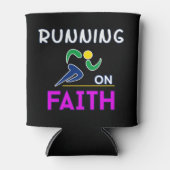 Op Faith Christelijk Runner Blikjeskoeler (Voorkant)