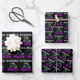 Op Faith Christelijk Runner Inpakpapier Vel