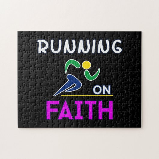 Op Faith Christelijk Runner Legpuzzel (Horizontaal)