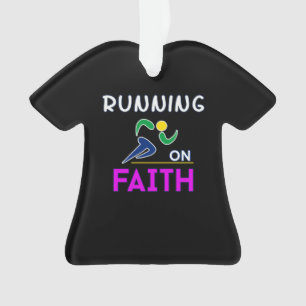 Op Faith Christelijk Runner Ornament